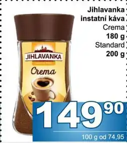 Jip JIHLAVANKA instantní káva nabídka