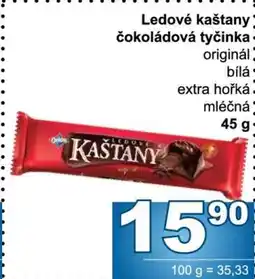 Jip Ledové Kaštany čokoládová tyčinka nabídka
