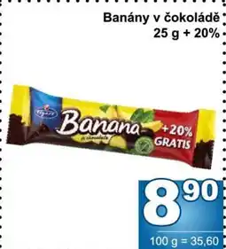 Jip Banány v čokoládě nabídka