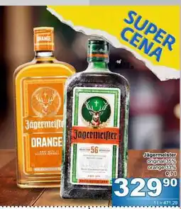 Jip Jägermeister original 35% orange 33% 0,7 l nabídka