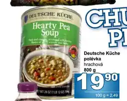 Jip Deutsche Küche polévka nabídka