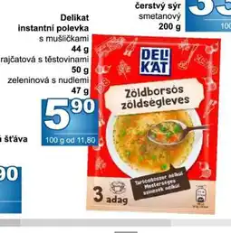 Jip Delikát instantní polévka nabídka