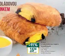 Billa Rolka s čokoládovou náplní a pudinkem nabídka