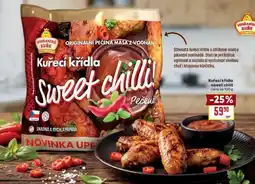 Billa Kuřecí křídla sweet chilli nabídka