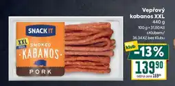 Billa Vepřový kabanos XXL nabídka