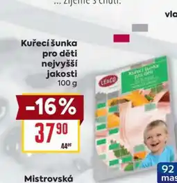 Billa Kuřecí šunka pro děti nejvyšší jakosti nabídka