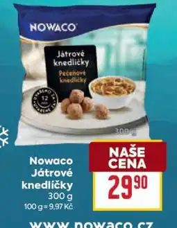 Billa Nowaco Játrové knedlíčky nabídka