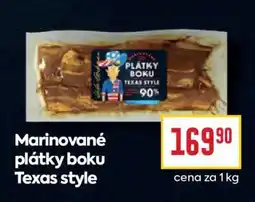 Billa Marinované plátky boku Texas style nabídka
