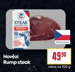 Billa Hovězí rump steak nabídka