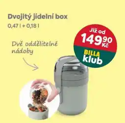 Billa Dvojitý jídelní box nabídka