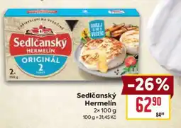 Billa Sedlčanský hermelín nabídka