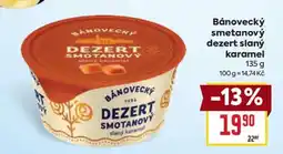 Billa Bánovecký smetanový dezert slaný karamel nabídka