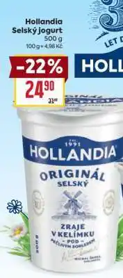 Billa Hollandia Selský jogurt nabídka
