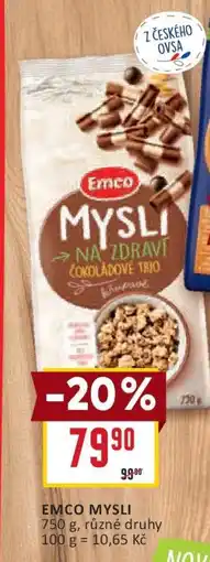 Billa Emco Mysli nabídka
