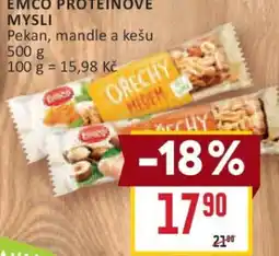 Billa Emco Proteinové mysli nabídka