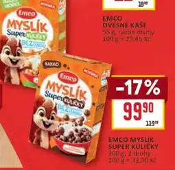 Billa EMCO Myslík Super Kuličky nabídka
