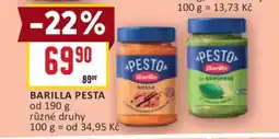 Billa BARILLA PESTA nabídka