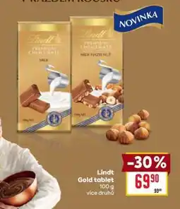 Billa Lindt Gold Tablet nabídka