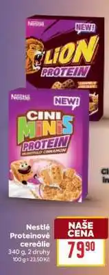 Billa Nestlé Proteinové cereálie nabídka