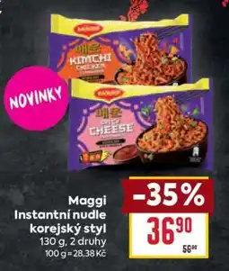 Billa Maggi Instantní nudle korejský styl nabídka