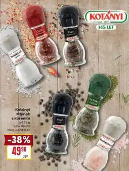 Billa Kotányi Mlýnek s kořením nabídka