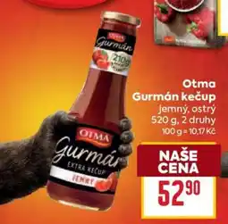 Billa Otma Gurmán Kečup nabídka