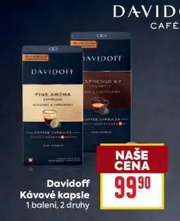 Billa Davidoff kávové kapsle nabídka