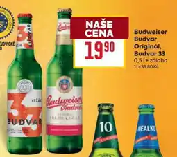 Billa Budweiser Budvar Original Budvar 33 nabídka