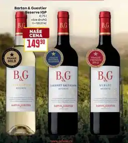 Billa Barton & Guestier Reserve IGP nabídka