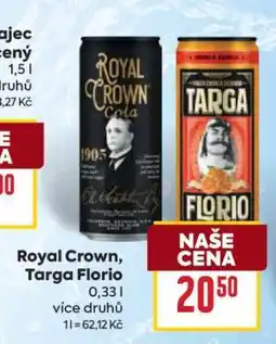 Billa Royal Crown, Targa Florio nabídka