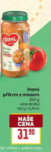 Billa Hami příkrm s masem nabídka