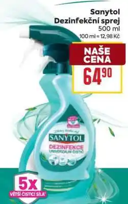 Billa Sanytol Dezinfekční sprej nabídka