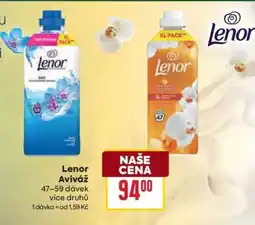 Billa Lenor aviváž nabídka