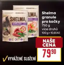 Billa Shelma granule pro kočky nabídka