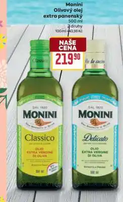Billa Monini Olivový olej extra panenský nabídka