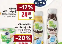 Billa Olma Míša nápoj nabídka