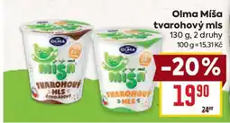 Billa Olma Míša tvarohový mls nabídka