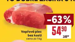 Billa Vepřová plec bez kosti nabídka