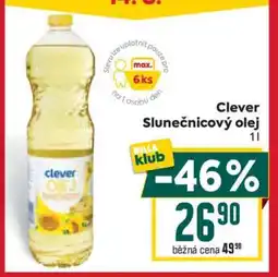 Billa Clever Slunečnicový olej nabídka