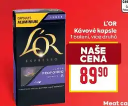 Billa L’OR kávové kapsle nabídka