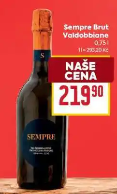 Billa Sempre Brut Valdobbiadene nabídka