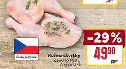 Billa Kuřecí čtvrtky nabídka