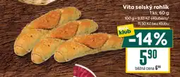 Billa Vita selský rohlík nabídka