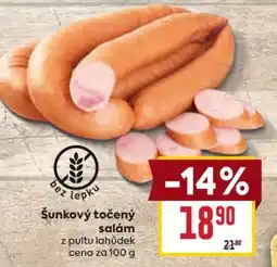 Billa Šunkový točený salám nabídka