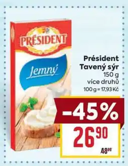 Billa Président tavený sýr nabídka