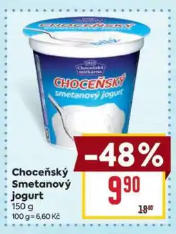 Billa Choceňský smetanový jogurt nabídka