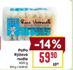 Billa PAPA Rýžové nudle nabídka