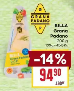 Billa BILLA Grana Padano nabídka