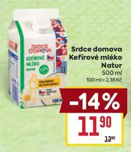 Billa Srdce domova Kefírové mléko natur nabídka