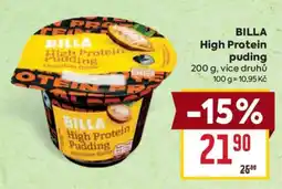 Billa BILLA High Protein puding nabídka